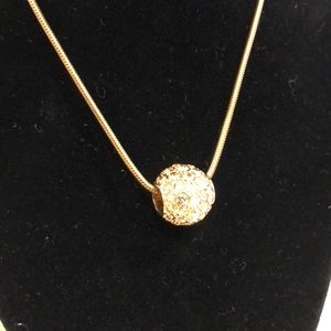 Gold Crystal Necklace